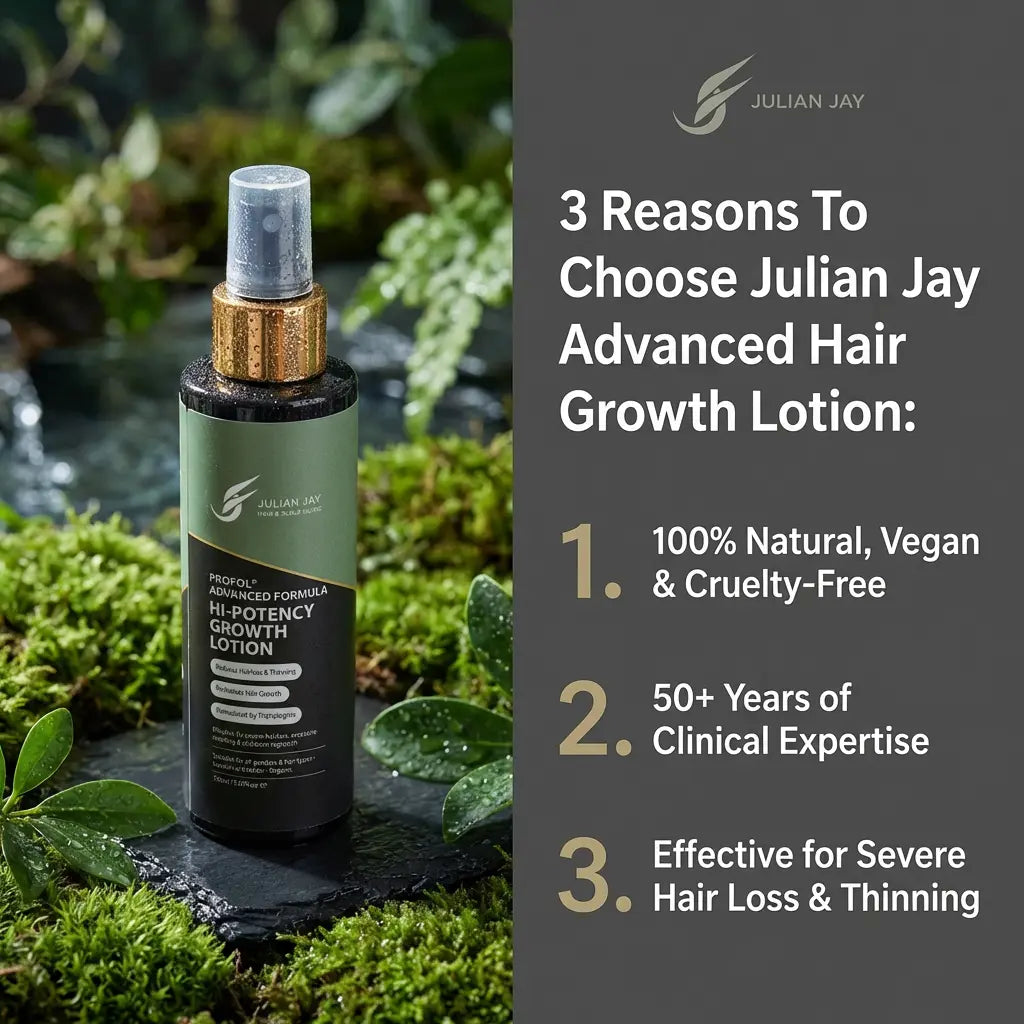 Complete Hair Growth Treatment Kit for Hair loss - Save £25 Julian Jay