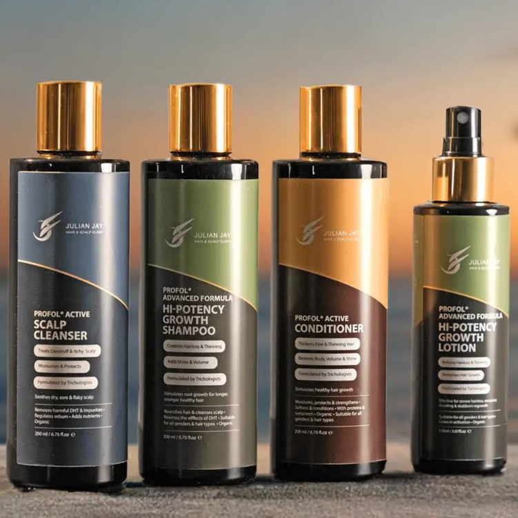 Complete Hair Growth Treatment Kit for Hair loss - Save £25 - Julian Jay Hair Care
