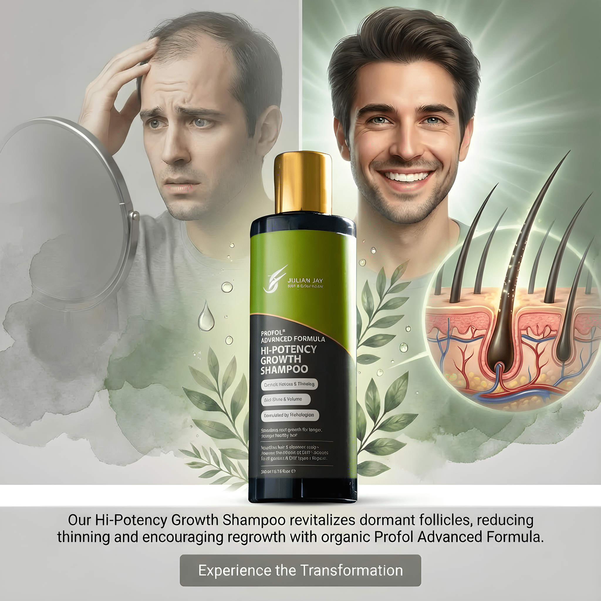 A Realistic Guide to Tackling Male Hair Thinning - Julian Jay Hair Care