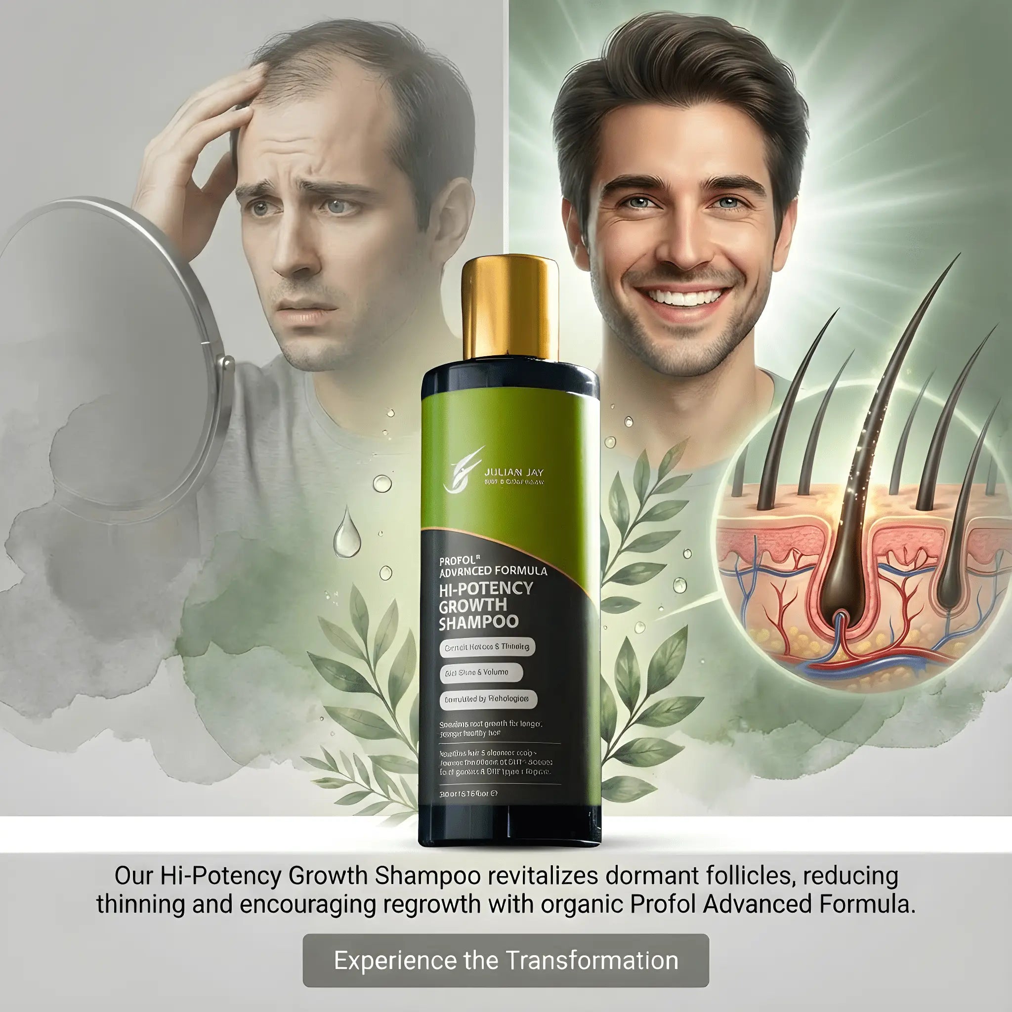 A Realistic Guide to Tackling Male Hair Thinning - Julian Jay Hair Care