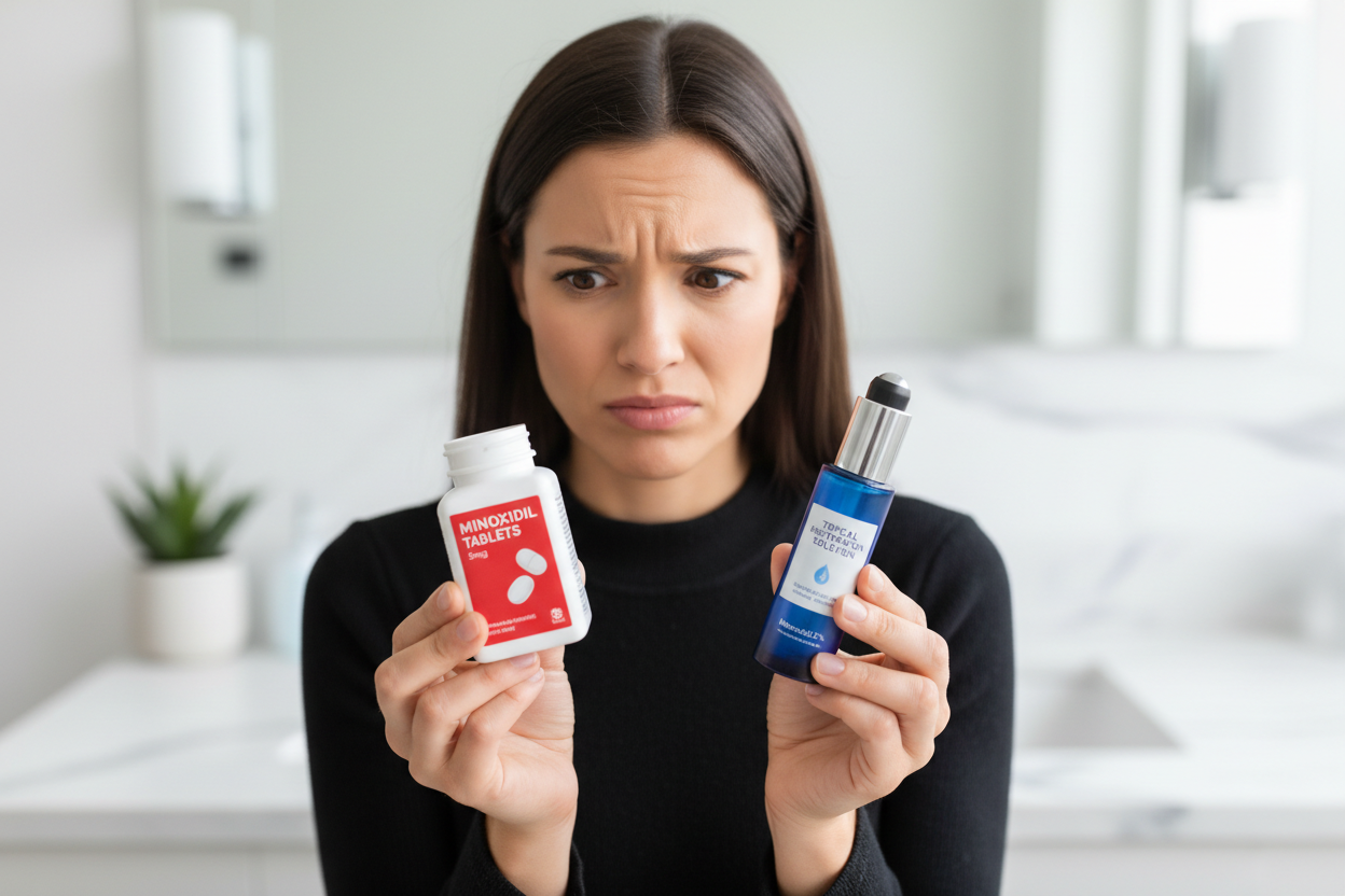 Hair Loss - Topical Treatment or Pills: Which Works Better for You?
